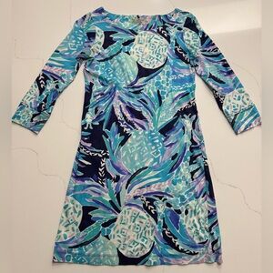 Lilly Pulitzer blue cotton dress